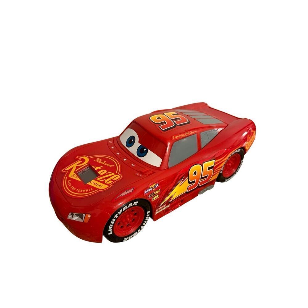 Rare Disney Pixar Cars Lightning McQueen CD Player Model CR - 430